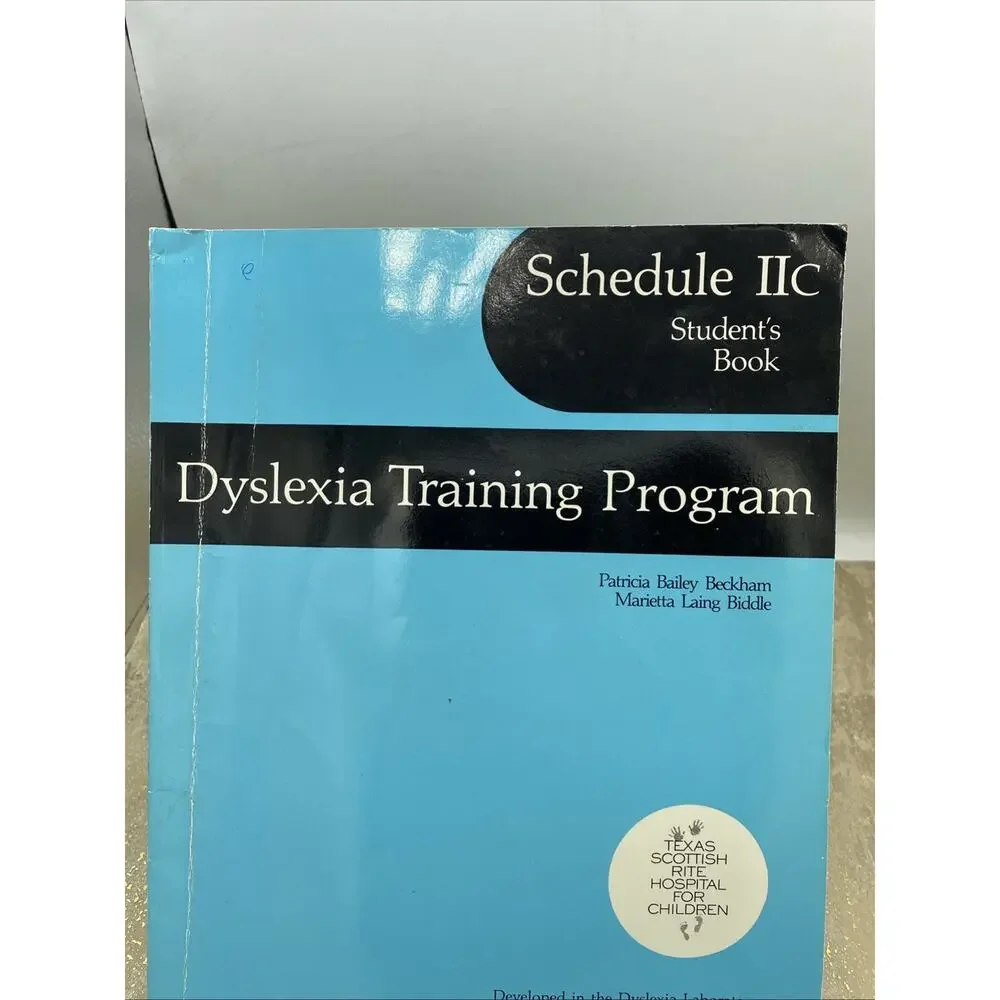DYSLEXIA TRAINING PROGRAM/SCHEDULE IIC Students Book Scottish Rite